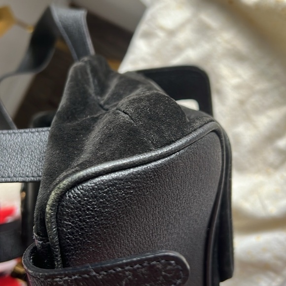 Gucci black suede backpack +COA +free Gucci dust bag - Picture 7 of 16